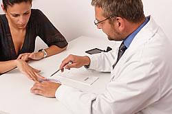 Sleep Physician Consultation Examining and Explaining Results of Sleep Disorder Tests